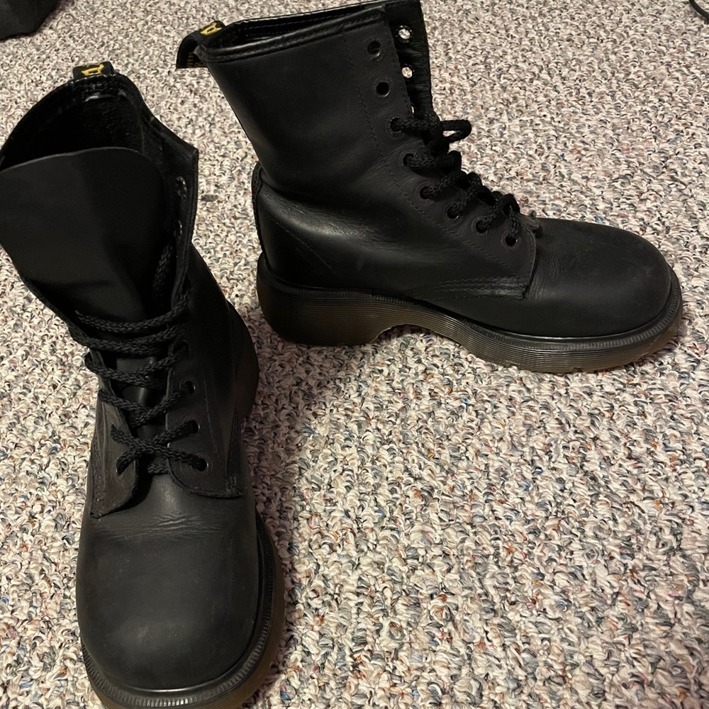 Matte Black Doc Martens